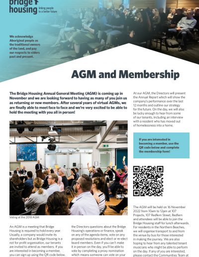 Bridge Housing Newsletter 2022 Spring